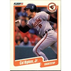 1990 Cal Ripken Jr. Fleer Baseball Card #187
